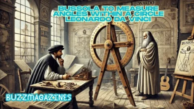bussola to measure angles within a circle leonardo da vinci